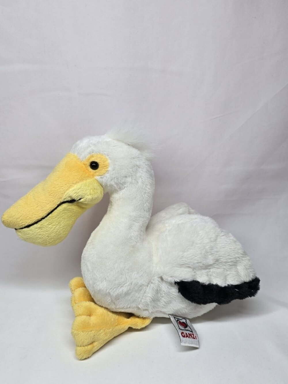 Ganz Webkinz White Pelican Bird HM211 Stuffed Animal Plush Toy NO CODE Retired